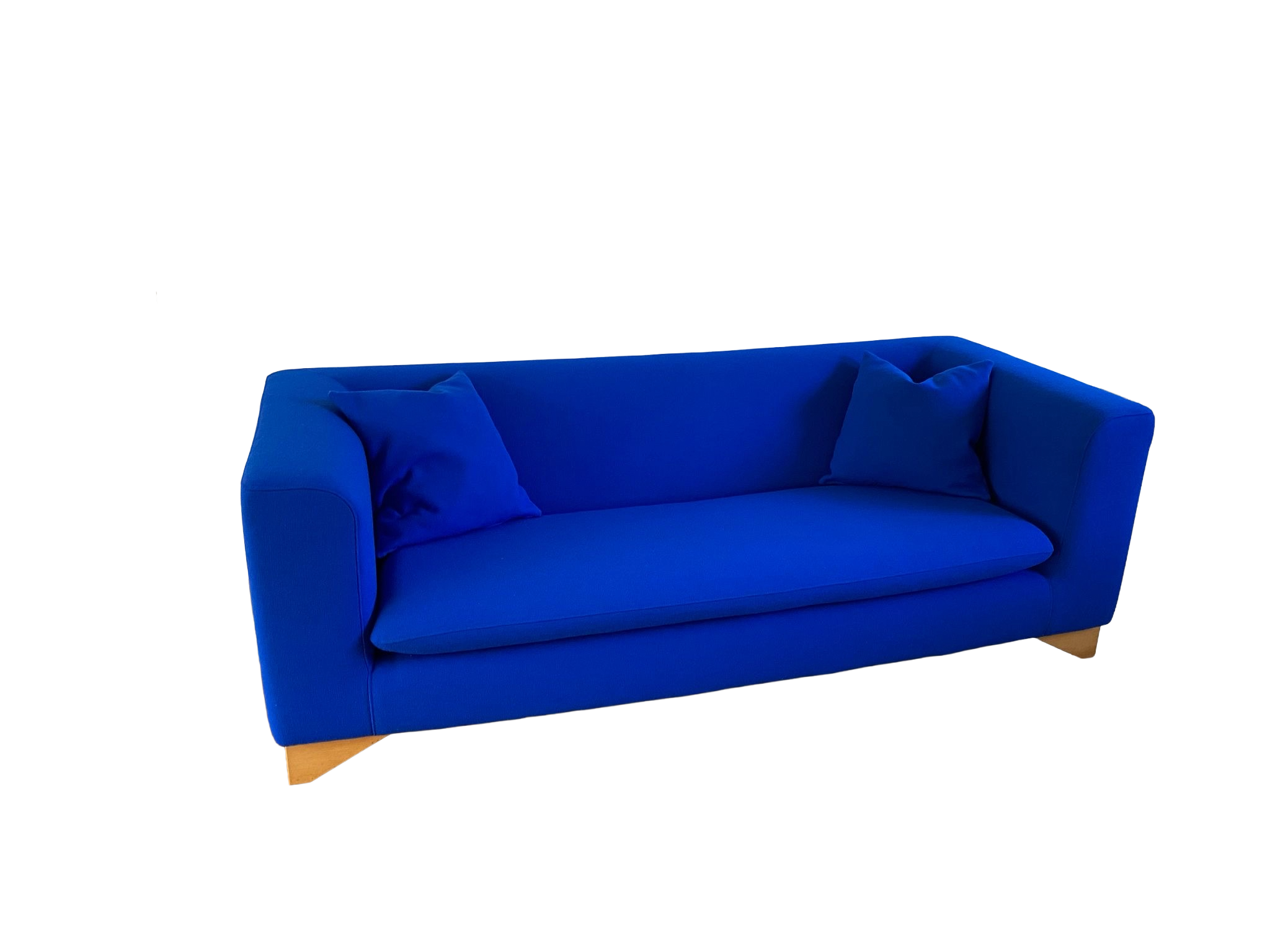 Stof in blauw, geschikt voor meubels en gordijnen